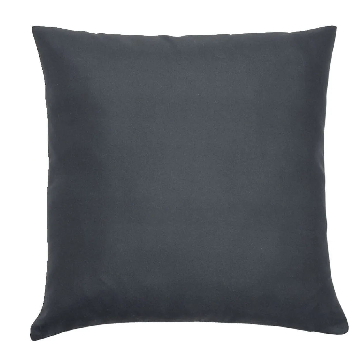 Housse de coussin carrée grise 40x40cm