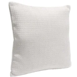 Housse de coussin carrée nid d'abeille 40x40cm - 2 modèles blanc ou gris < Gifi Best