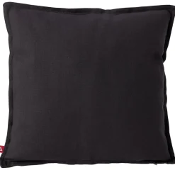 Housse de coussin coton Panama 40x40cm gris