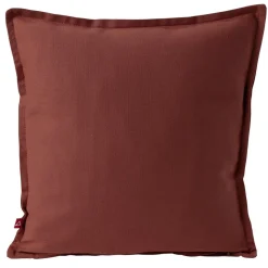Housse de coussin coton Panama 40x40cm terracotta