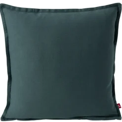 Housse de coussin coton Panama 40x40cm vert
