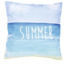 Housse de coussin d'extérieur imprimé Summer plage