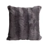 Housse de coussin effet fourrure gaufré 40x40cm (3 modèles)