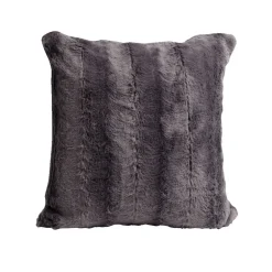 Housse de coussin effet fourrure gaufré 40x40cm (3 modèles)