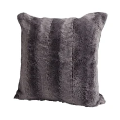 Housse de coussin effet fourrure gaufré 40x40cm (3 modèles)
