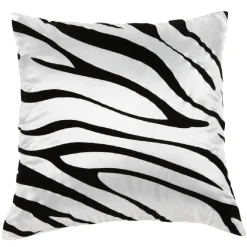 Housse de coussin effet satiné