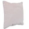 Housse de coussin en velours rose poudré