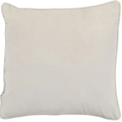 Housse de coussin imitation velours 50x30cm beige < Gifi