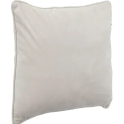 Housse de coussin imitation velours 50x30cm beige < Gifi
