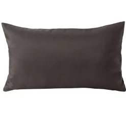 Housse de coussin polyester 30x50cm gris