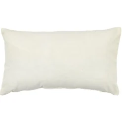 Housse de coussin rectangle crême uni < Gifi New