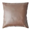 Housse de coussin simili marron 40x40cm (2 modèles) < Gifi New