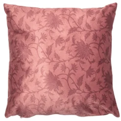 Housse de coussin vieux rose motif végétal < Gifi Sale