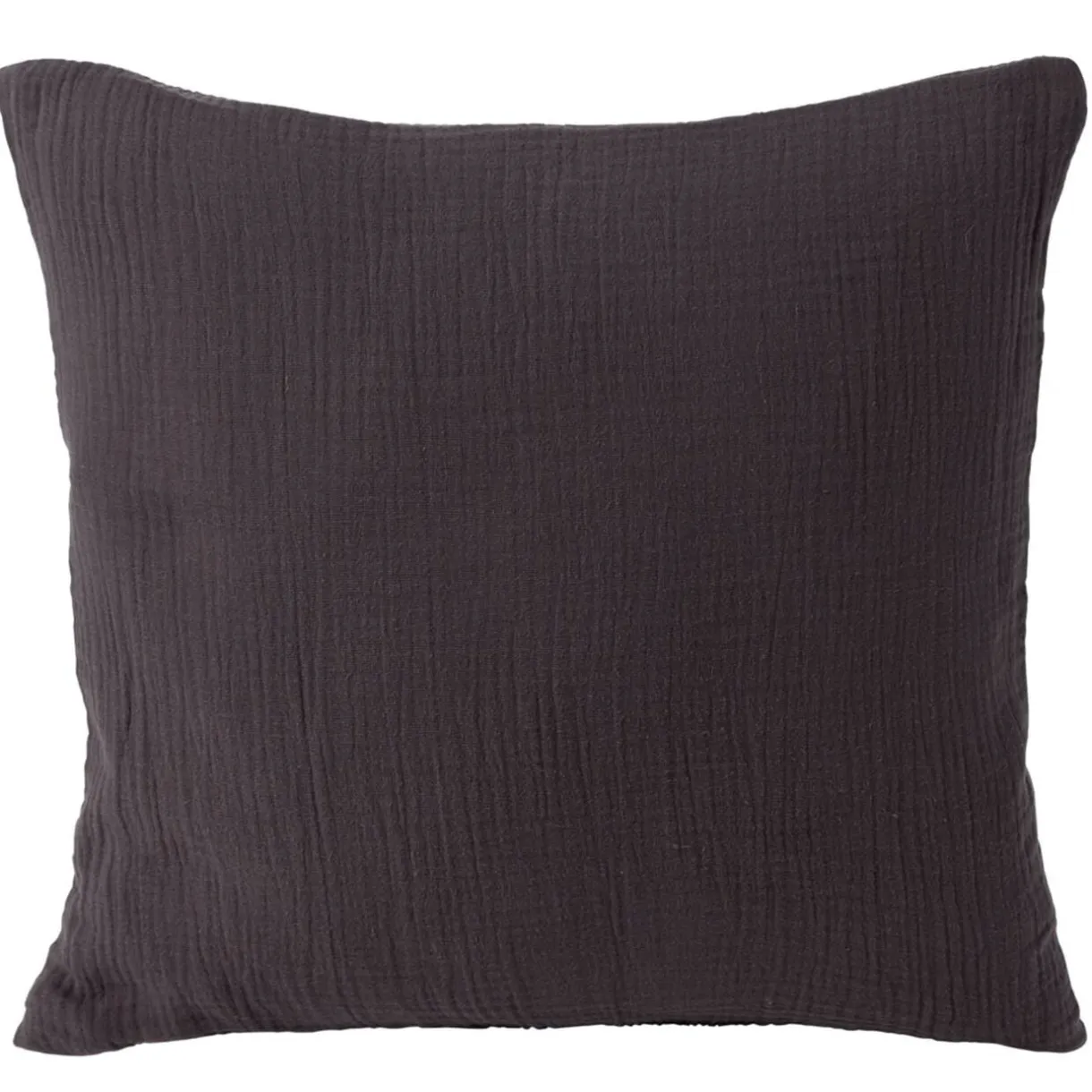 Housse de coussin 40x40cm gaze de coton gris < Gifi Online