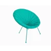 Housse de fauteuil de jardin Urban tissu déperlant - Jaune - Ø85xH37 cm