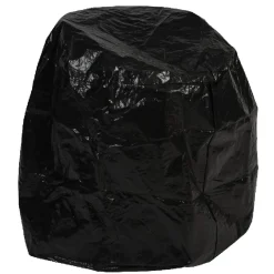 Housse de protection noire pour barbecue rond < Gifi New