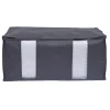Housse de rangement pour vêtements Gris - L65 x l45 x H27 cm