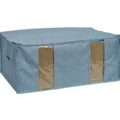 Housse de rangement pour vêtements Bleu - L65 x l45 x H27 cm