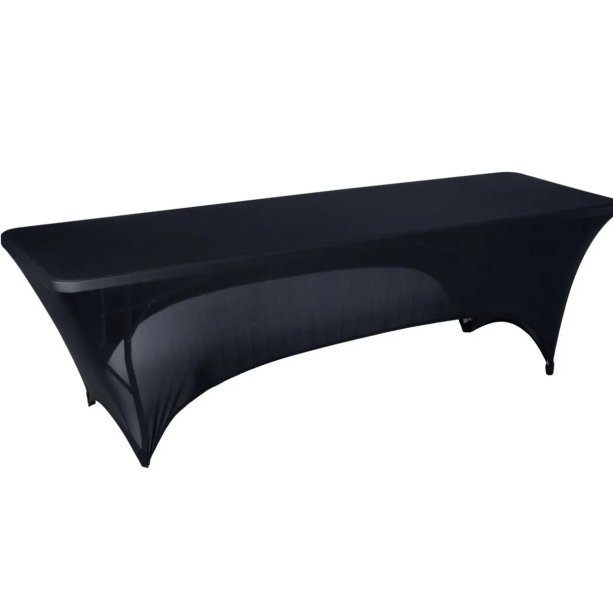 Housse de table extensible Fiesta noire 240x70xH74cm < Gifi Best
