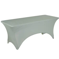 Housse de table Fiesta extensible tissu vert 180x74xH76cm