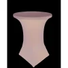 Housse de table haute ronde Fiesta Ø80xH110cm noir