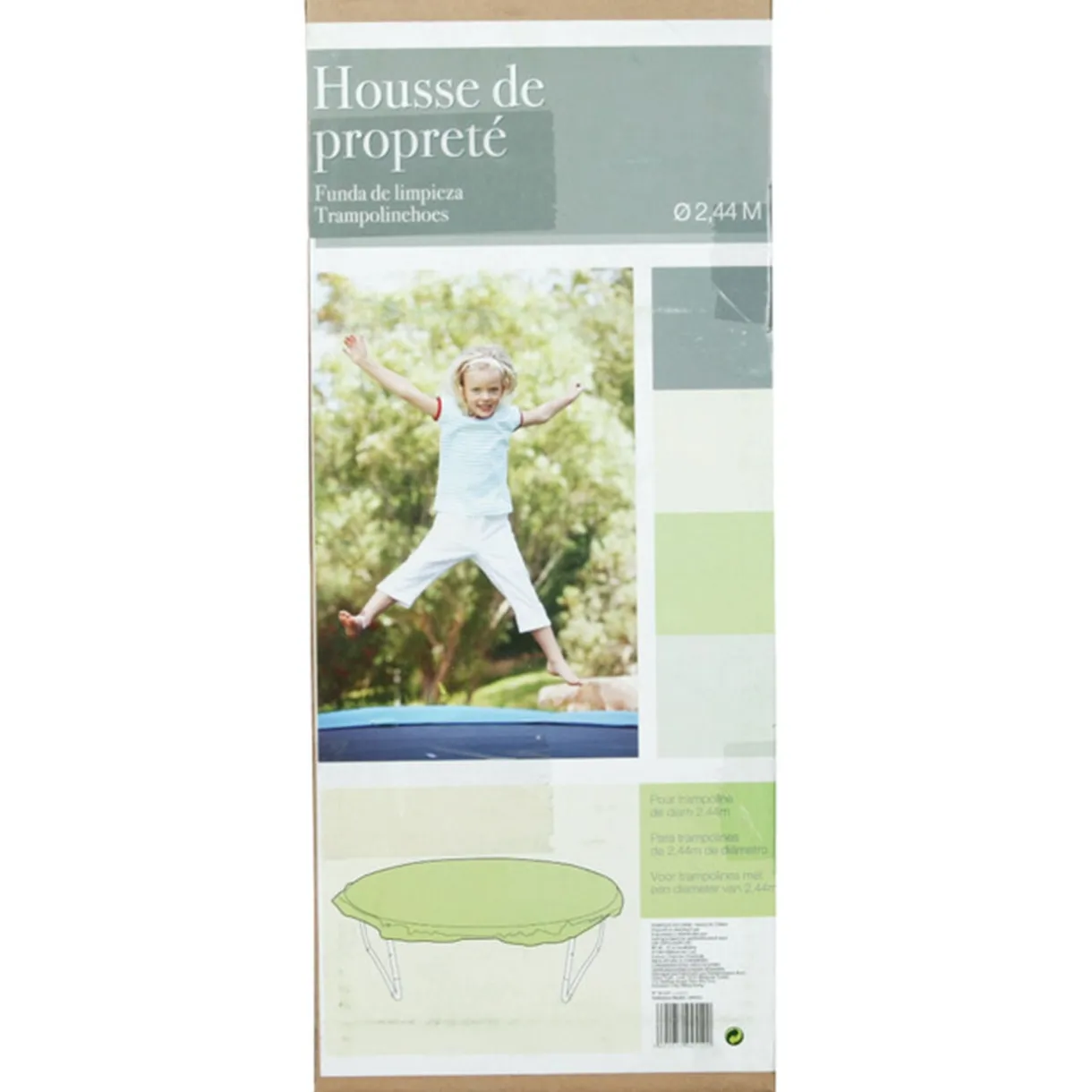 Housse protection pour trampoline D244cm < Gifi Online