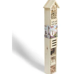 Hôtel à insectes en bois 14,5x10x160cm < Gifi Discount