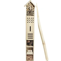 Hôtel à insectes en bois 14,5x10x160cm < Gifi Discount