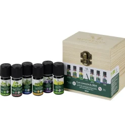 Huiles essentielles bio 5ml x6 Mességué dans coffret en bois