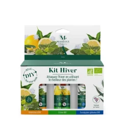 Huiles essentielles bio x3 kit hiver Mességué ravintsara citron eucalyptus 3x10ml