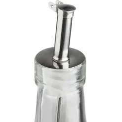 Huilier en verre avec bouchon inox < Gifi Hot