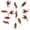 Insecte factice x12 farce et attrape plastique marron < Gifi Sale