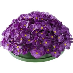 Jardinière de 21 violettes en polyester < Gifi Outlet