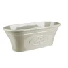 Jardinière 10L motif provençal plastique beige 42x22xH17cm < Gifi Discount