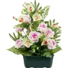 Jardinière rose et orchidée fleur artificielle L52xl20xH50cm < Gifi New