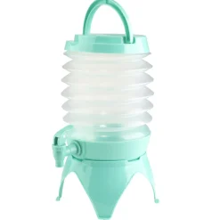 Jerrican pliable 3,3L avec robinet plastique transparent et bleu Ø17xH21cm < Gifi Best