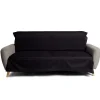 Jeté de canapé 170x250cm polycoton noir < Gifi