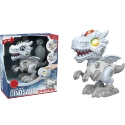 Jeu bloc de construction enfant dinosaure son et lumière bleu 16x7xH14,5cm < Gifi Sale