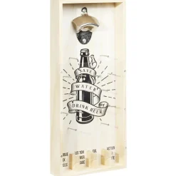 Jeu à boire décapsuleur en bois Save Water Drink Beer H40cm < Gifi New