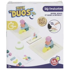 Jeu bois activité en duo défi bille construction et flèches (3 modèles) < Gifi Best
