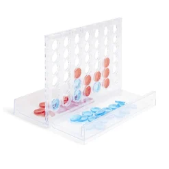 Jeu 4 d'affilés transparent