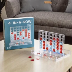 Jeu 4 d'affilés transparent