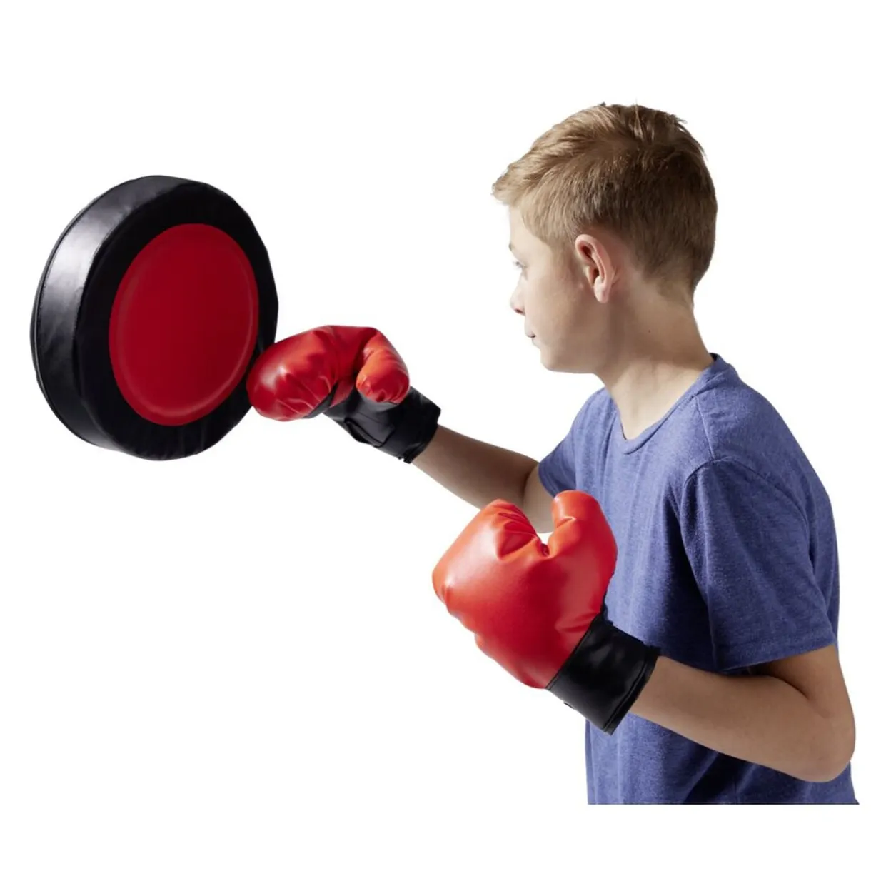 Jeu de boxe avec cible et 2 gants dans filet 30x9xH30cm < Gifi Hot