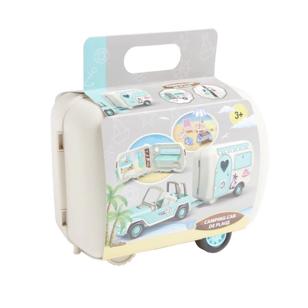 Jeu de camping car de plage
