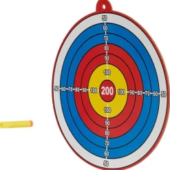 Jeu de cible pour toilettes avec pistolet fléchettes et cible < Gifi Discount