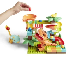 Jeu de construction bloc 78 pièces avec 2 dinosaures et billes < Gifi New