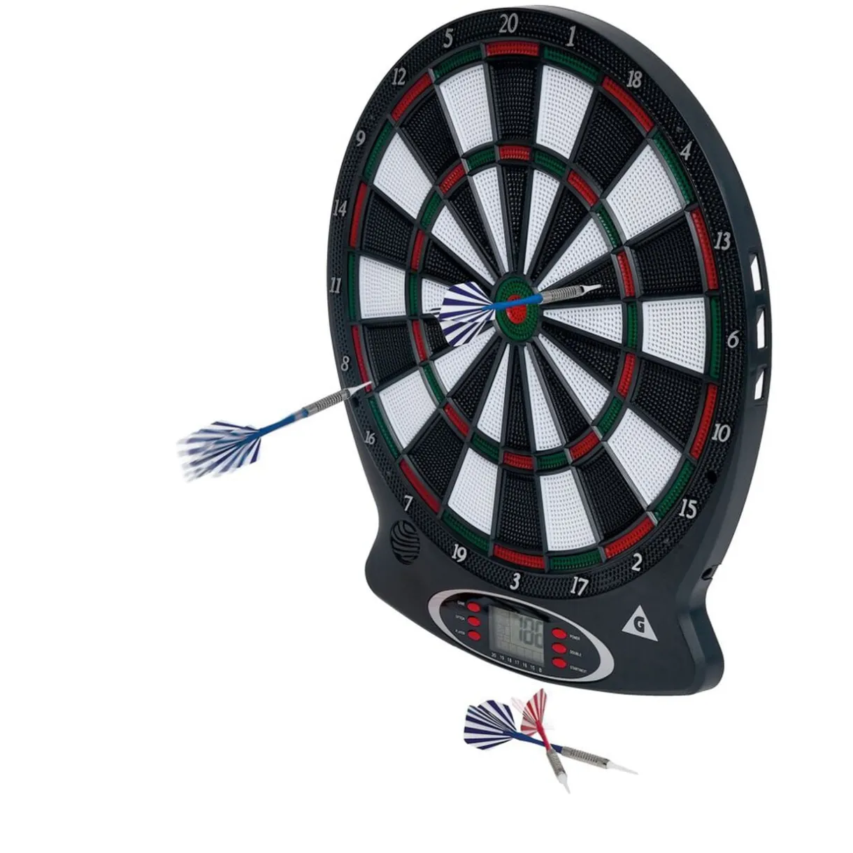 Jeu de fléchette électronique à poser ou suspendre 37,8xH43cm 7 pièces < Gifi Online