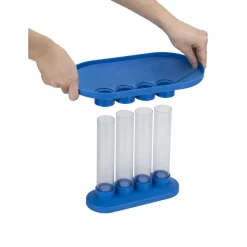 Jeu de 4 à la suite 16 balles à lancer plastique 16x14xH26cm