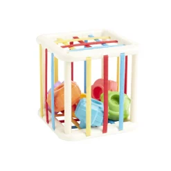 Jeu de motricité fine cube et formes 6 pièces 11x11x11cm < Gifi Online