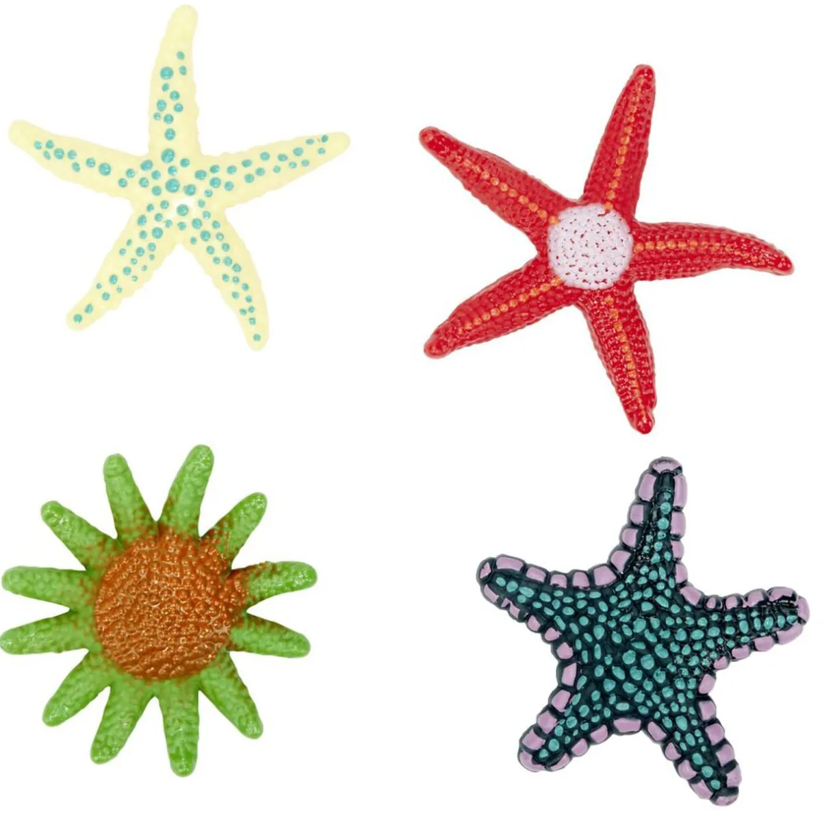 Jeu de plongée lesté étoile de mer x4 plastique (3 modèles) < Gifi Discount